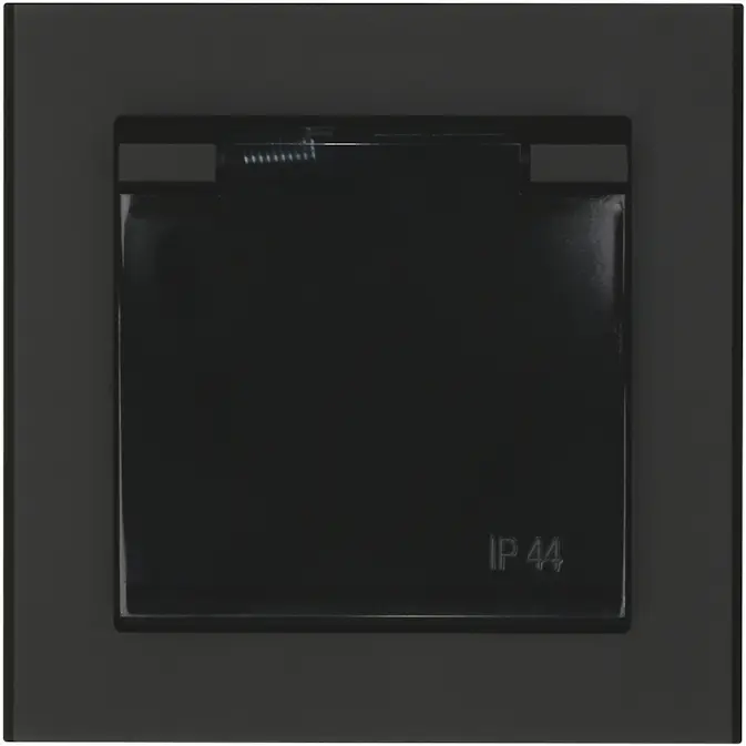 Vägguttag Malmbergs Optima 1-V IP44 Skruvlös