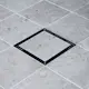 Golvbrunnsil Tebo Tile in Frame 147 Svart