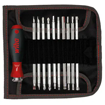 Skruvmejselset Wiha Vändbar Klinga 12-Delar