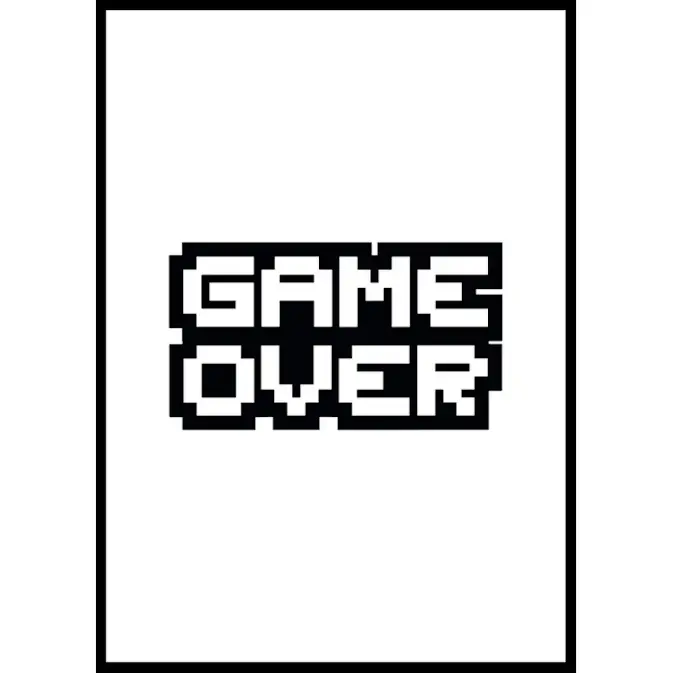 Poster Gallerix Game Over
