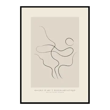 Poster Gallerix Dessin Artistique No3