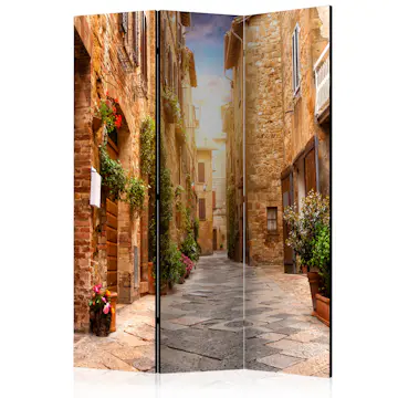 Rumsavdelare Skärmvägg Arkiio Colourful Street In Tuscany 135x172 cm