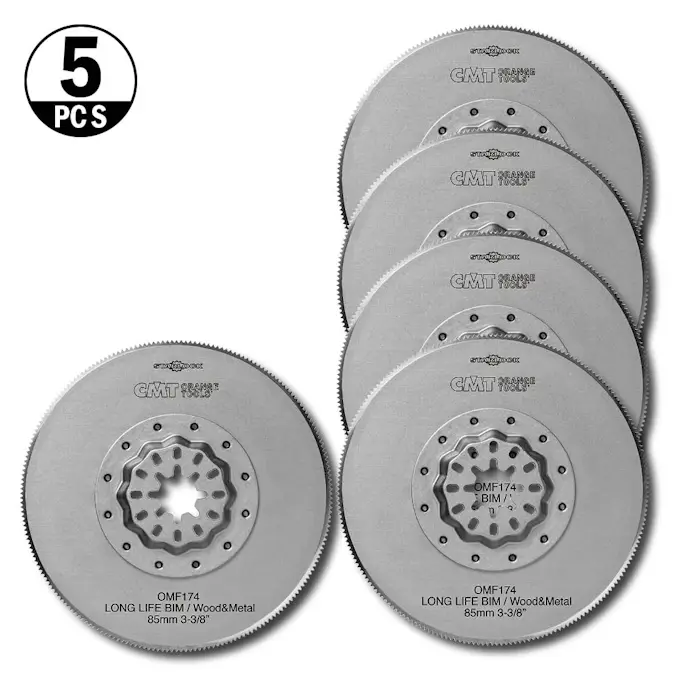 Starlock CMT Orange Tools Ø85mm BIM Trä/metall 5 st