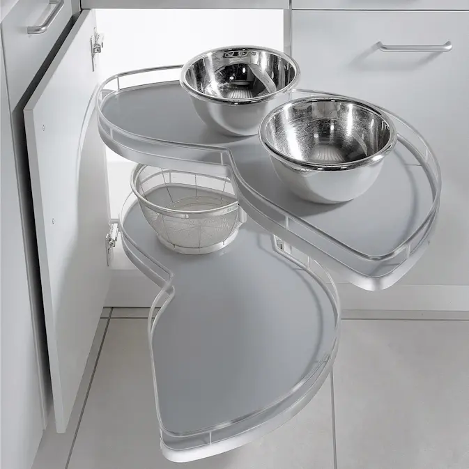 Hörnskåpsutdrag Theofils Kesseböhmer Lemans II Arena Classic Grå/Silver