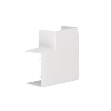 L-Vinkel till Matarkanal Hager Flexibel LF/LFH 40 x 60 mm Halogenfri Vit RAL 9016