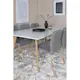 Matgrupp Venture Home Polar Ø100 cm med 6st Mace Matstolar