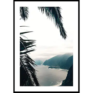 Poster Gallerix Between Palm Leaves