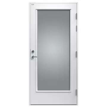 Altandörr Diplomat Vit Klarglas Trä