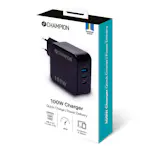Laddare Champion 100W PD / QC Svart