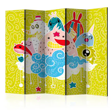 Rumsavdelare Skärmvägg Arkiio Happy Creatures II 225x172 cm