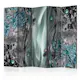 Rumsavdelare Skärmvägg Arkiio Floral Curtain Turquoise II 225x172 cm