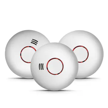 Brandvarnare Housegard Origo Trådlös Vit 3-pack