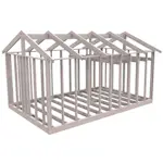 Attefallsstomme Byggstommar 22 grader Med Loft 6000x3940 mm Lösvirke