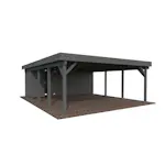 Carport Palmako Karl 40,6 m2 med Förråd