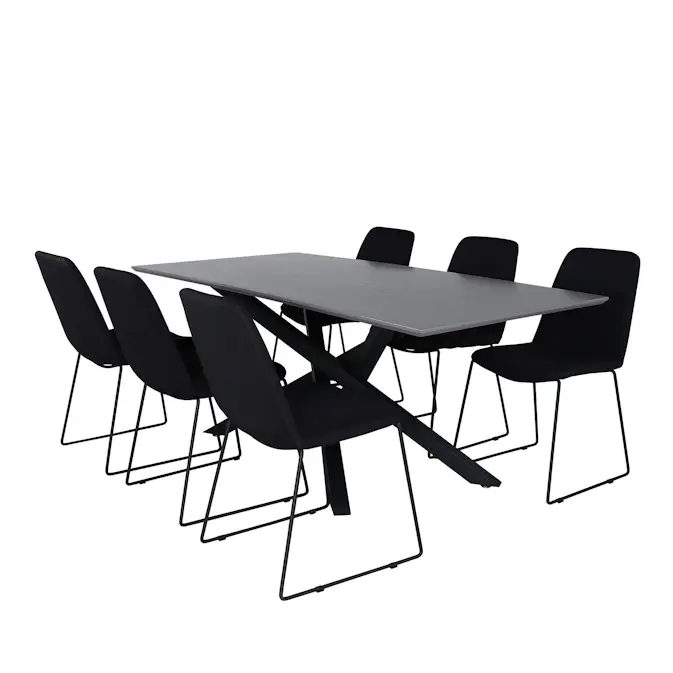 Matgrupp Venture Home Piata med 6 Muscot Stolar