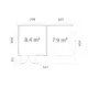 Stuga Palmako Aurelia 17,2 m² (inv. 16,3 m²)