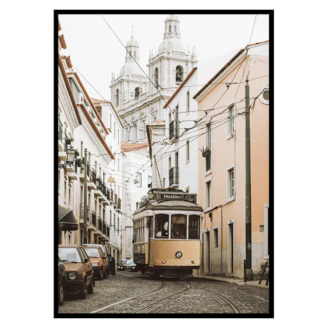 Poster Gallerix Tram In Lisbon
