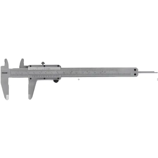 Skjutmått Tecos m/skruelås 0-150mm