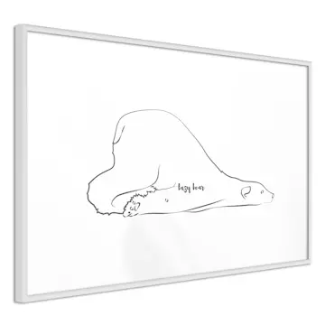 Poster Artgeist Affisch Lazy Bear