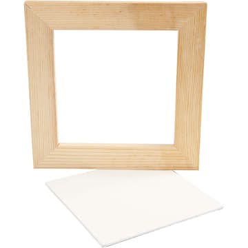 Träram Creativ Company med Målarplatta Furu