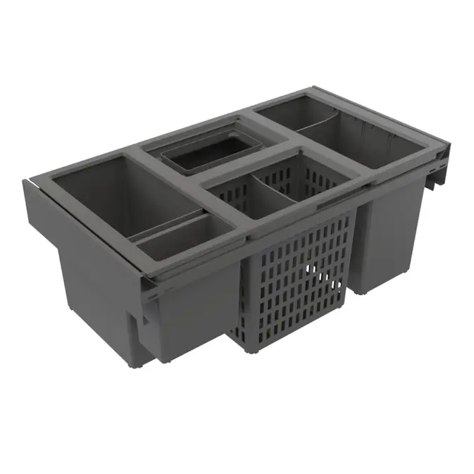 Källsorteringskärhållare Beslag Design Hide 800 Eco