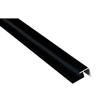 Hörnlist Fibo Utvändigt Alu Svart 3000 mm