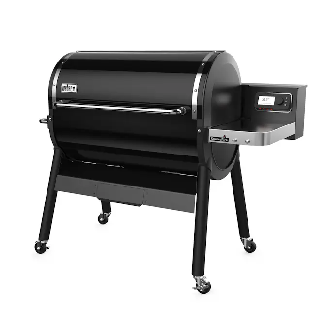 Träpelletsgrill Weber SmokeFire EX6 GBS Svart, Grillyta med 2 Zoner