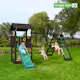 Lektorn Jungle Gym Casa Komplett Inkl Climb Module Xtra och Rutschkana