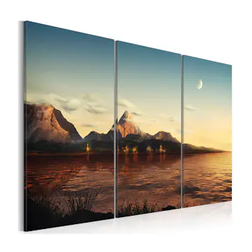 Tavla Arkiio Varm Kväll I Fjällen