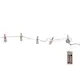 Ljusslinga Star Trading Clippy Advent LED Batteridriven