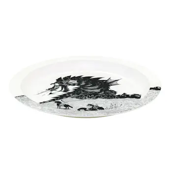 Barntallrik Rätt Start Bröderna Lejonhjärta Flat Med Kant