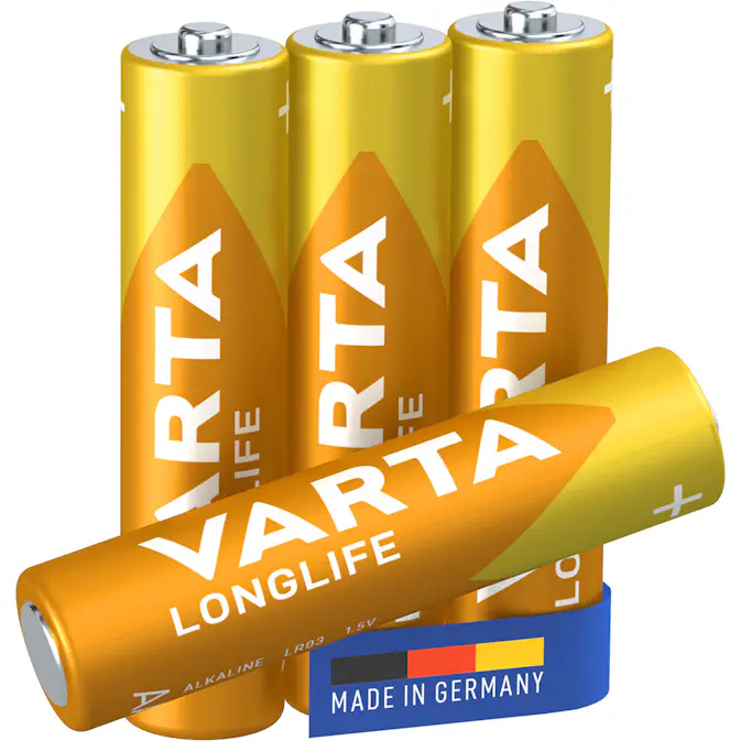 Batteri VARTA Alkaliska Longlife LR03/AAA 4-Pack