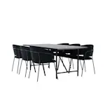 Matgrupp Venture Home Astrid med 6 Selma Stolar