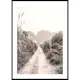 Poster Gallerix Dirt Road In Grass Fields