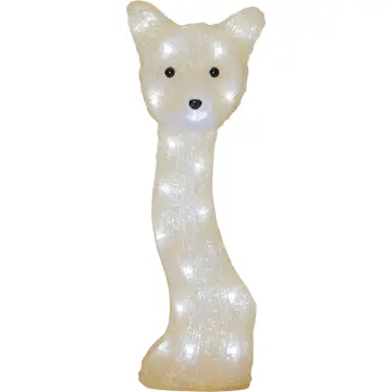 Dekorationsfigur Star Trading Crystalo Fox 42 cm Outdoor