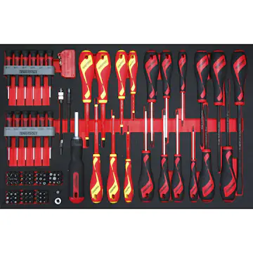 Skruvmejsel/bitssats 98 delar Teng Tools TTEMB98N