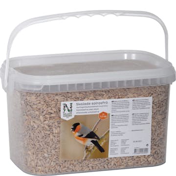 Fågelmat Nelson Garden Solroskärnor 3,5 kg Hink