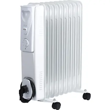 Värmeelement Gelia Fristående Oljefyllt 2000 W med Hjul