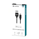 USB-A Champion till Lightning Kabel 1m Svart