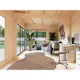 Stuga Palmako Andrea 30,4 m² Slide Plus (inv. 21,1+7,9 m²)