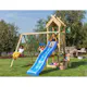 Lektorn Jungle Gym Totem Inkl Gungmodul & Blå Rutschkana