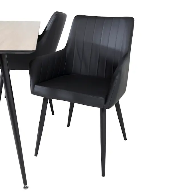 Matgrupp Venture Home Silar Ø120 cm med 4st Comfort Matstolar