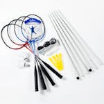 Badminton Set Sunsport För 4 spelare med Rack, Bollar & Nät