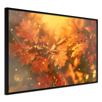 Poster Artgeist Affisch Dancing Leaves