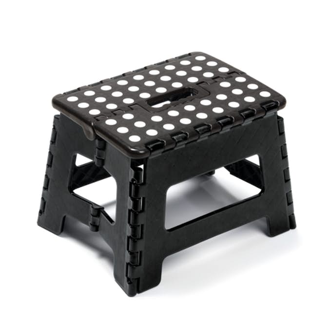 Campingstol Briv Svart Hopfällbar 29x22x22 cm