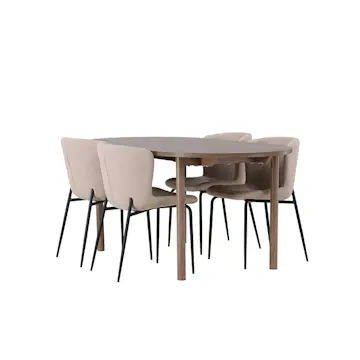 Matgrupp Venture Home Andy med 4 Modesto Stolar