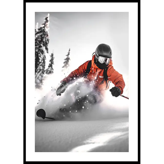 Poster Gallerix Skier Off Pist
