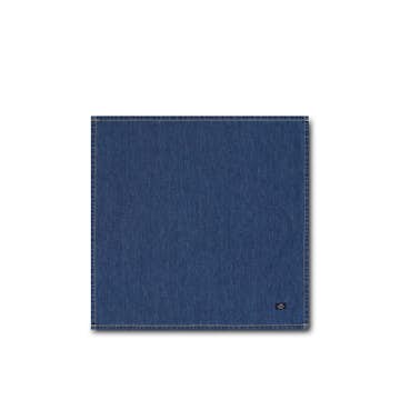 Tygservett Lexington Icons Denim Blue 50x50cm