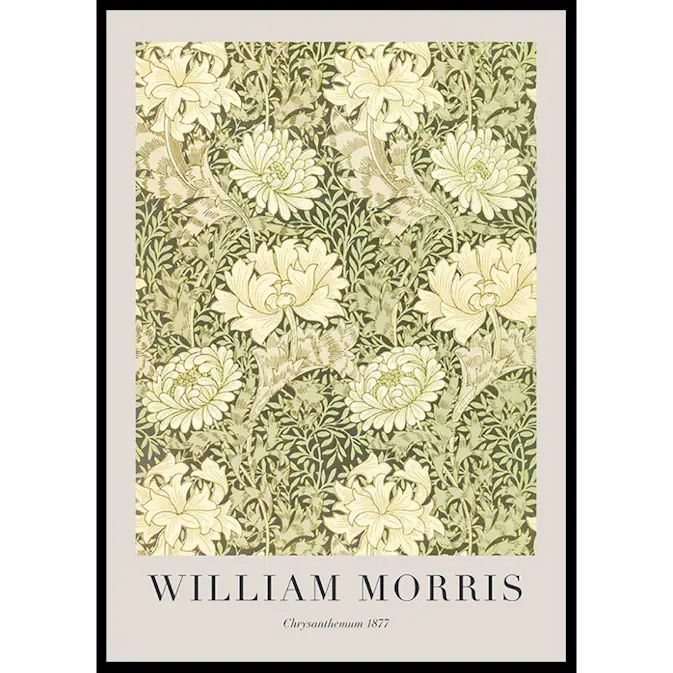 Poster Gallerix William Morris Chrysanthemum 1877