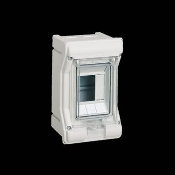 Plastkapsling Hager Vector Utanpåliggande för Utomhusmontering IP65